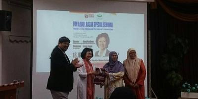 Tun Abdul Razak Chair at July 2017 Seminar