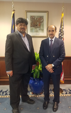 Tun Abdul Razak Chair with the Ambassador from Malaysia