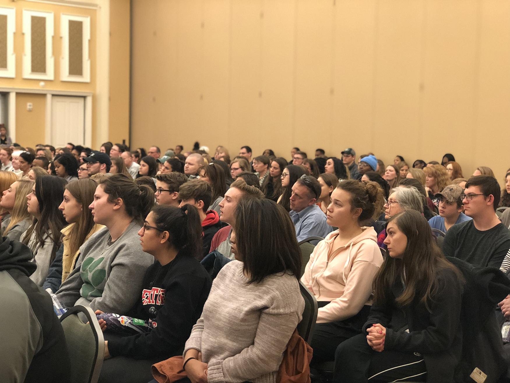 Turn out at the Holocaust Remembrance program in 2018