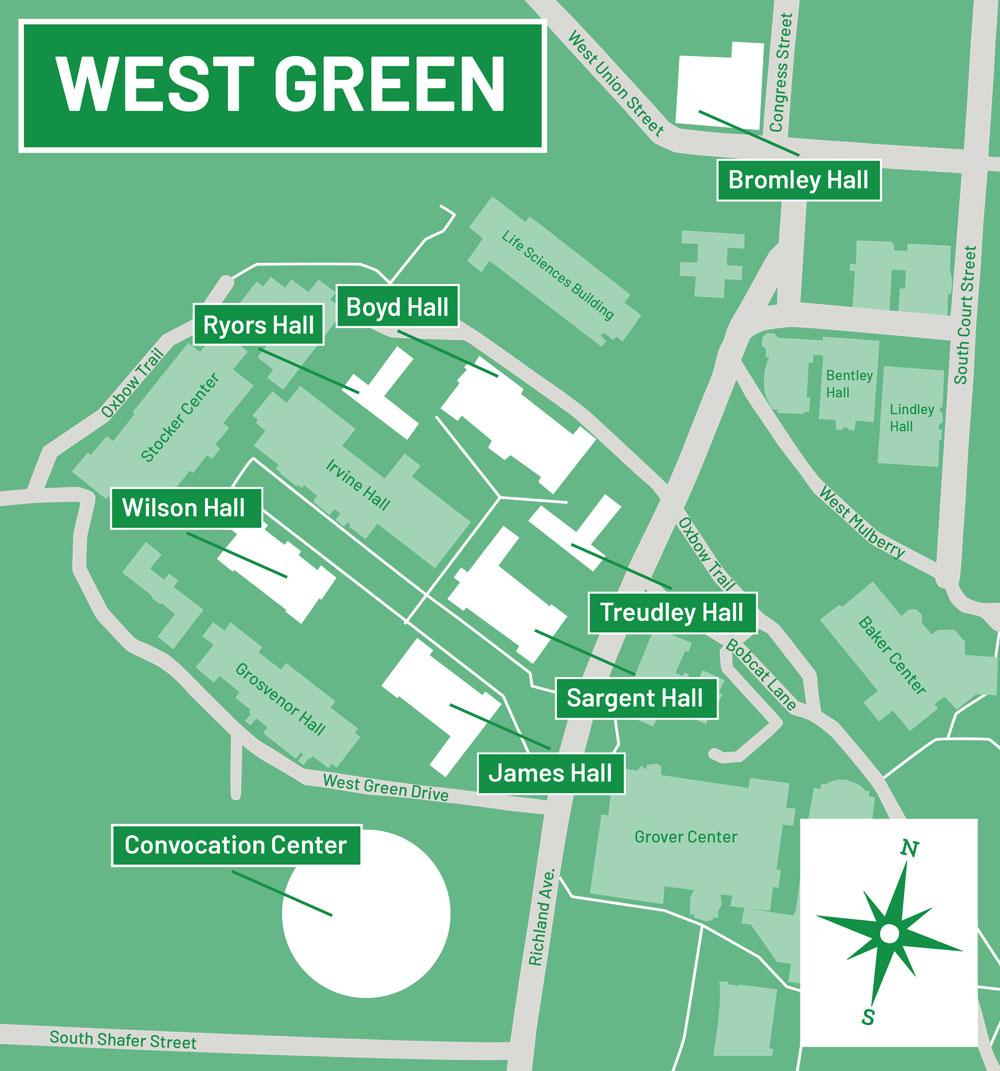 West Green Map