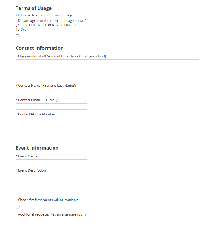 Complete the Form