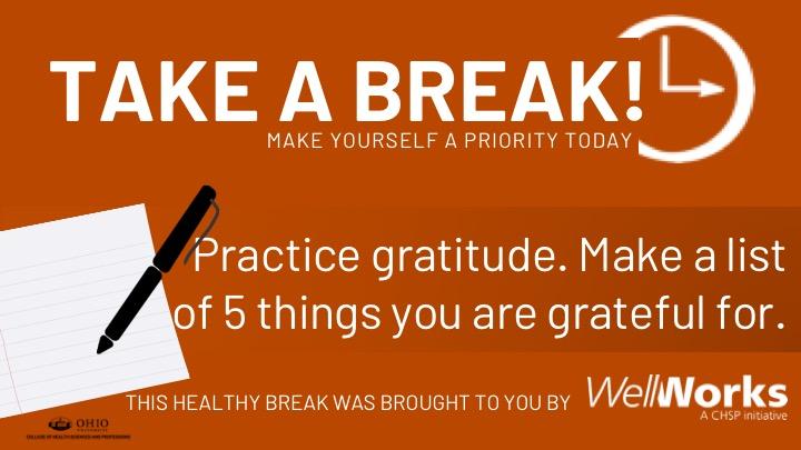 Practice Gratitude