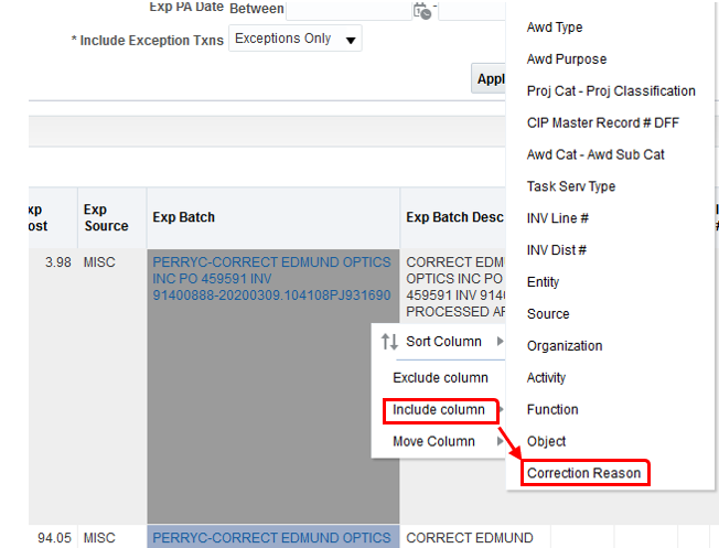 JET Finding Transactions in OBI Image 3