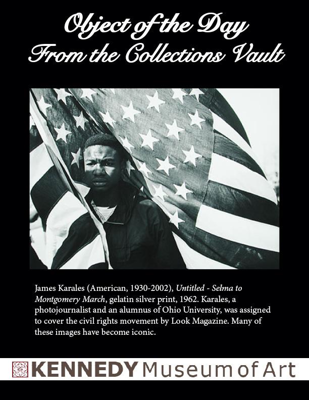 young black man with American Flag