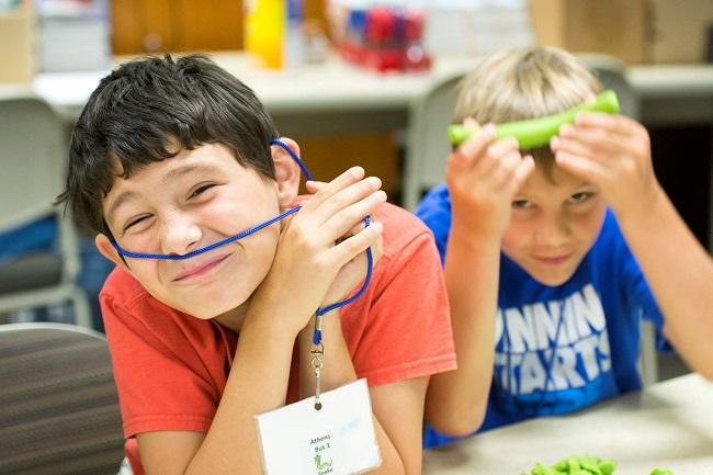 Children in afterschool program