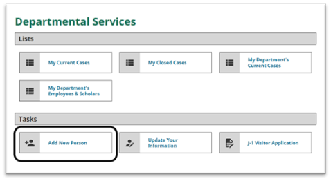 Dept Services Screenshot