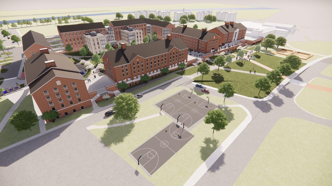 New construction rendering on South Green