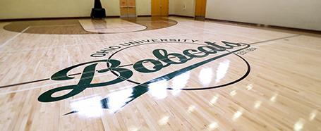 New Ping Recreation Center basketball court floor