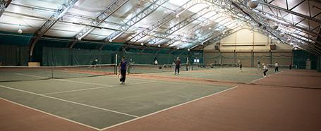 Indoor tennis courts