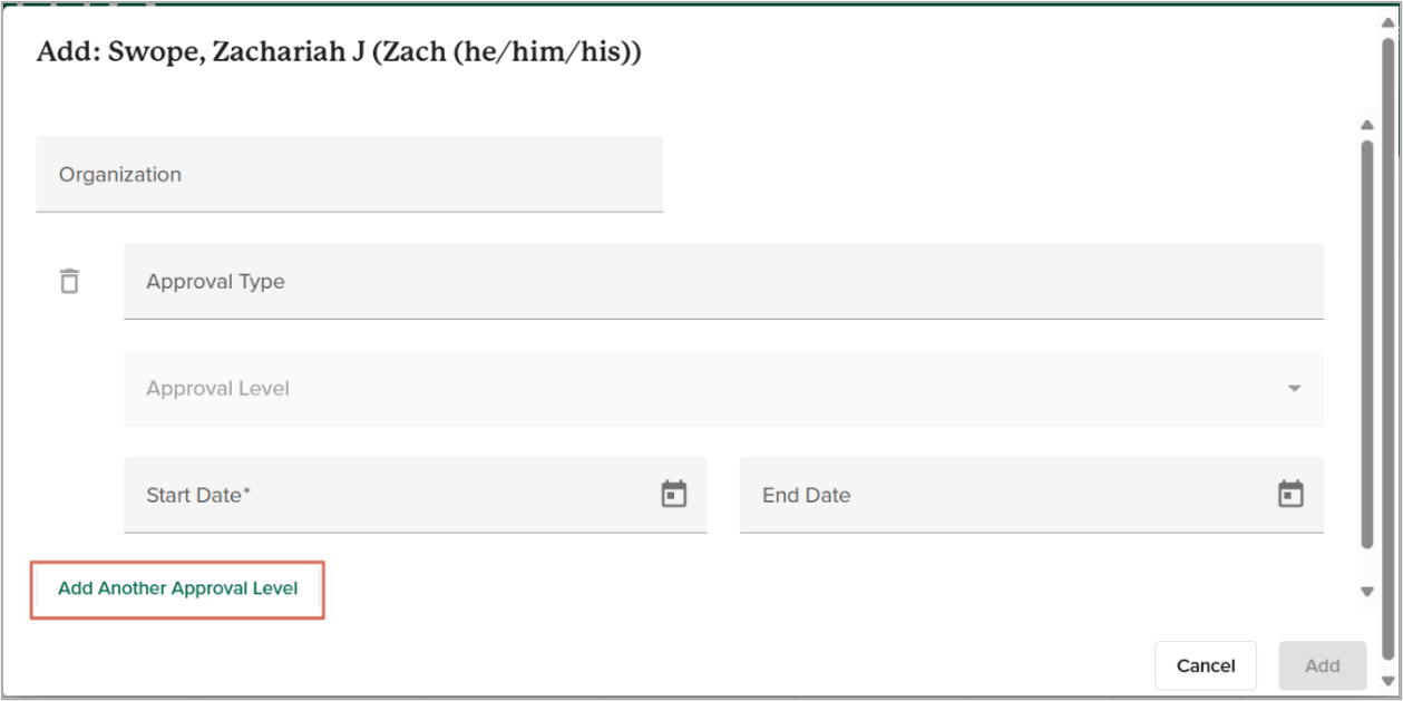 Example, Add Additional Level