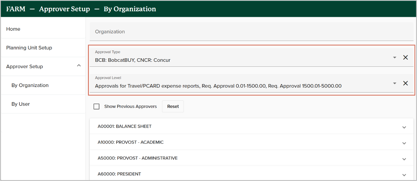 Example, Additional Search Bars