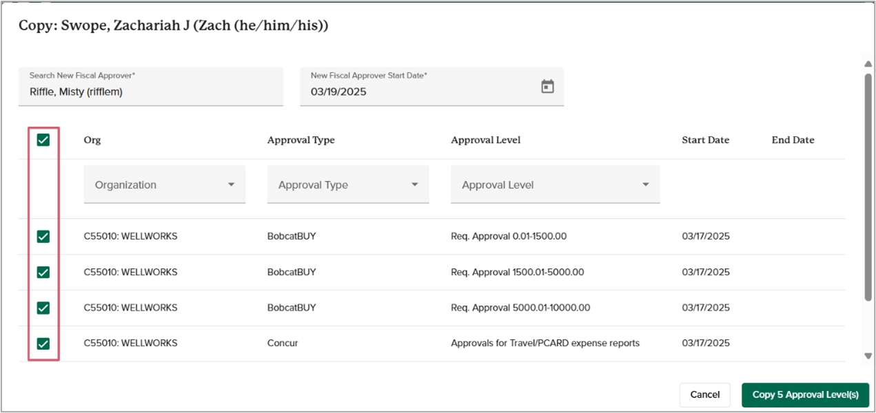 Example, Check Boxes