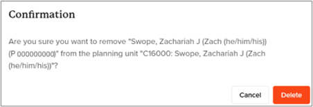 Remove Delegate Confirmation