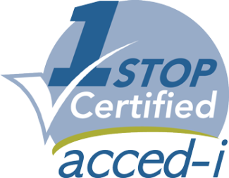 One-stop certified acced-i logo