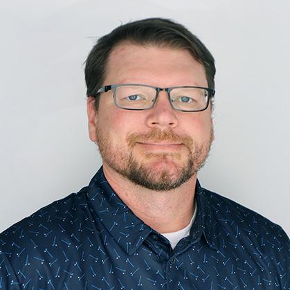 Mark Brunton, administrative services associate