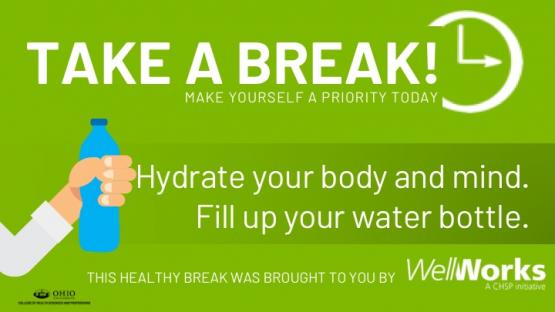 Stay hydrated