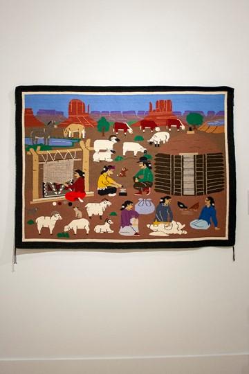 KMA, Pictorial Wall Hanging, Laura Nez