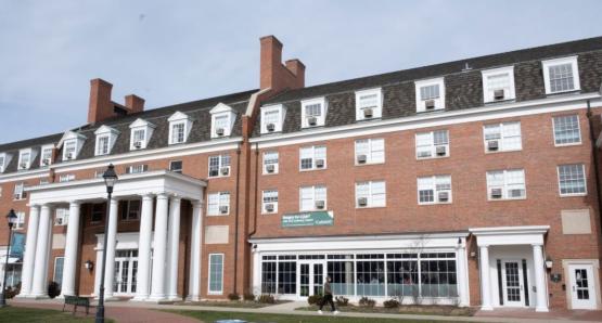 photo of the exterior of Boyd Hall