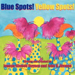 Colorful, fluffy birds with spots.