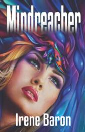 Woman with multicolored hair.