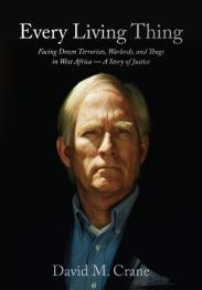 Black cover with picture of David Crane.