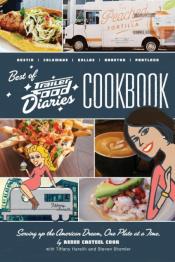Food trucks and food on cover.