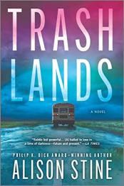 Back of school bus on cover.