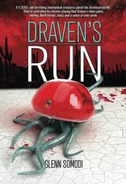 Squiggly red robot on cover.