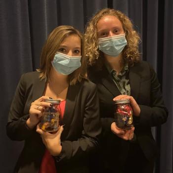Megan Taylor and Leighton Heiner win mock trial awards