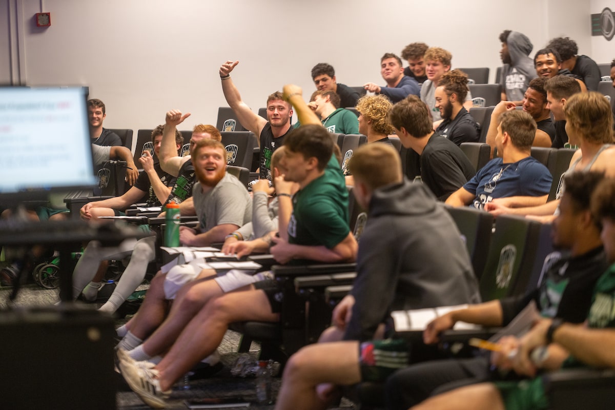 OHIO Athletes respond during Paul Benedict 2024 Athlete Entrepreneur Workshop Series 1