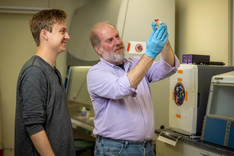 Researchers at OHIO work on space science and technology advancements.