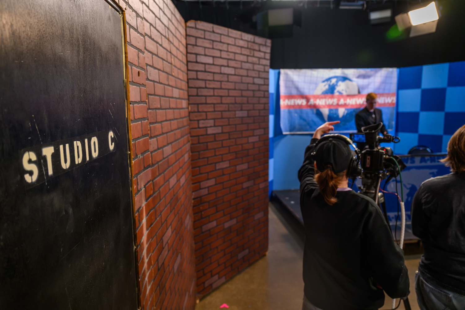 Students in a studio