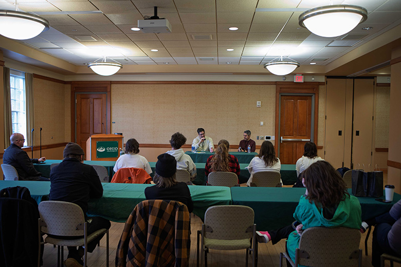 Rock critic and author Rob Harvilla and music journalist and editor Chris DeVille host a breakout session. 