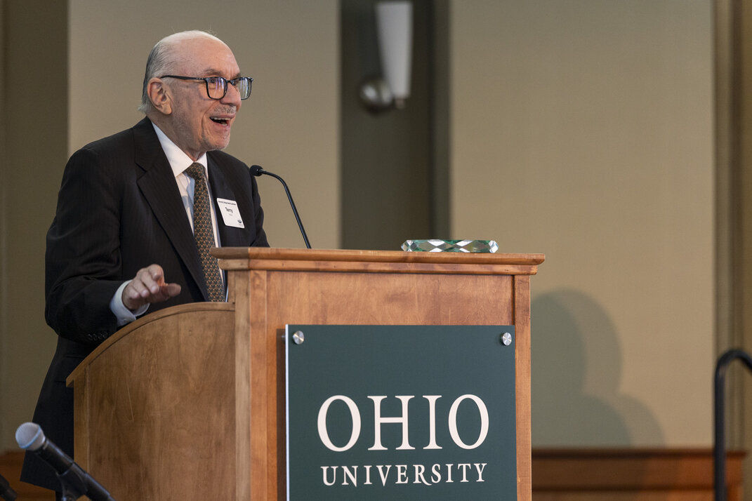 Terry Moore receives award