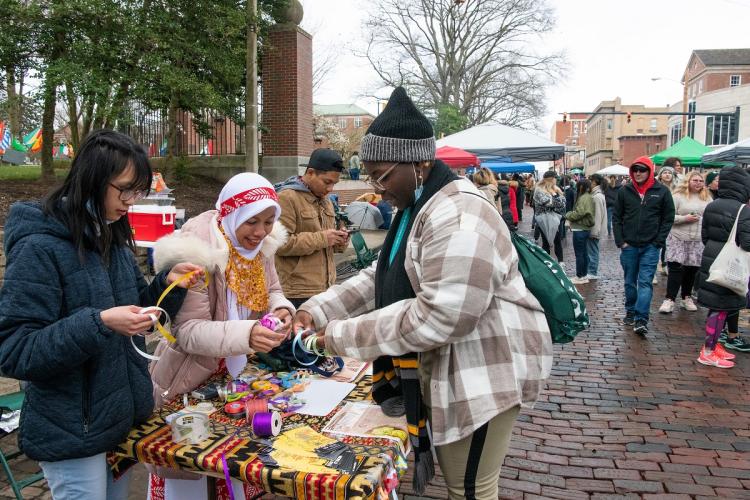 A photo of one of the vending booths at the 2022 International Street Fair