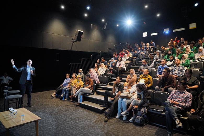 OHIO Professor Laeeq Khan presents at Monash University in Indonesia.