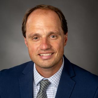 A photo of Ohio University O’Bleness Associate Professor of Sport Management Jim Strode, Ph.D.