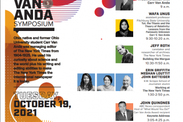 Carr Van Anda symposium 2021
