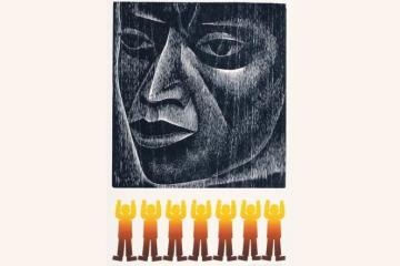 Elizabeth Catlett, Man, 2003, Linocut