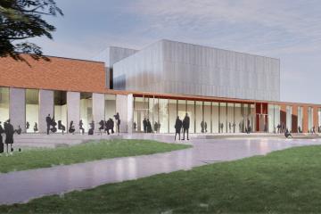 Patton Center groundbreaking