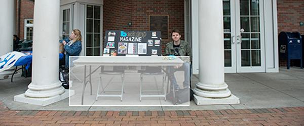 baker fourth floor table space